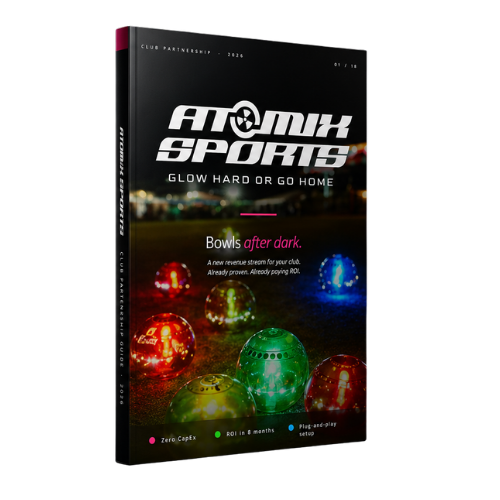 Atomix Sports brochure cover